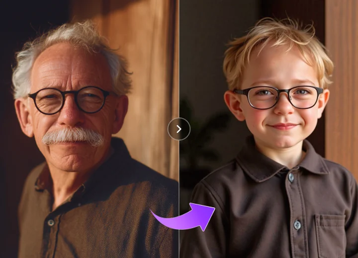 AI Age Filter visual example